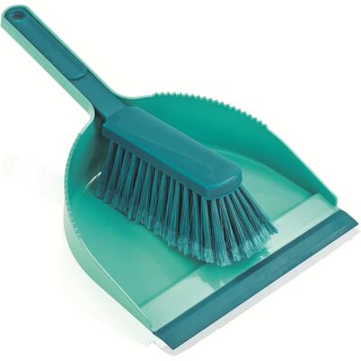 Set de lopată și mătură Leifheit 41401 - Albastru, Turcoaz, Design ergonomic Set de lopată și mătură Leifheit 41401 - Albastru, Turcoaz, Design ergonomic
