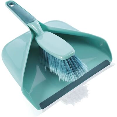 Leifheit 41410 Blue Cleaning Set - Dustpan and Brush Leifheit 41410 Blue Cleaning Set - Dustpan and Brush