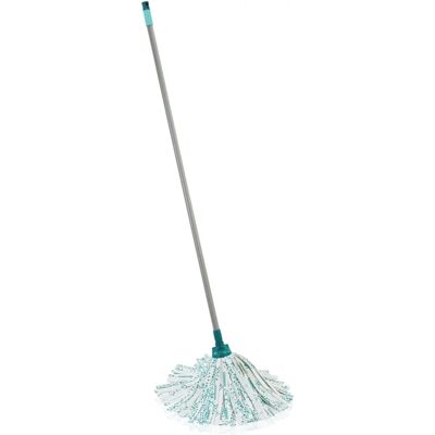 Leifheit Classic Mop - Viscose - Stalen Steel Steel Handle Leifheit Classic Mop - Viscose - Stalen Steel Steel Handle