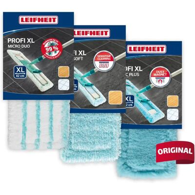 Leifheit - Profi XL - micro duo - Ensemble de draps moppants - Publicité Leifheit - Profi XL - micro duo - Ensemble de draps moppants - Publicité