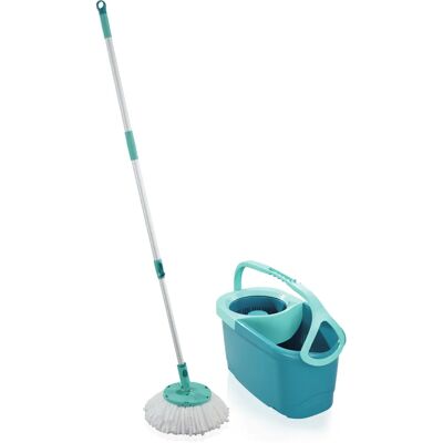 Leifheit 55413 Set de Curățenie - Ergonomic, Rotație, Găleată 12L Leifheit 55413 Set de Curățenie - Ergonomic, Rotație, Găleată 12L