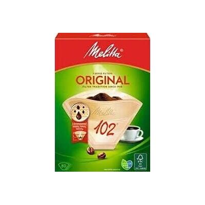 Filtro caffè Melitta 102 - Marrone - Confezione da 80 Filtro caffè Melitta 102 - Marrone - Confezione da 80