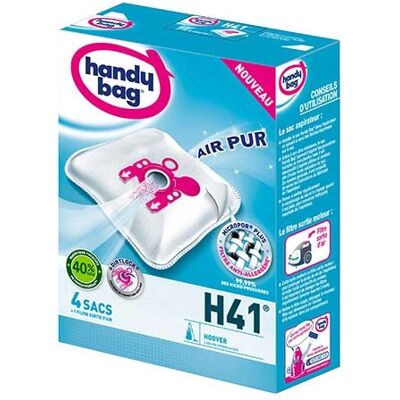Handy Bag H41 - Sac à poussière pour aspirateur Hoover Cylindre Handy Bag H41 - Sac à poussière pour aspirateur Hoover Cylindre