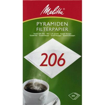 Melitta Pyramida Kávé Szűrő - 200 db Sorozat 500/600 Melitta Pyramida Kávé Szűrő - 200 db Sorozat 500/600
