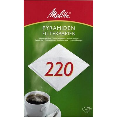 Melitta 220G Kávéfilterek - Egyszer használatos, Fehér Melitta 220G Kávéfilterek - Egyszer használatos, Fehér