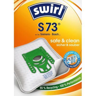 Swirl S73 - Worki do odkurzaczy Siemens i Bosch 10 szt. Swirl S73 - Worki do odkurzaczy Siemens i Bosch 10 szt.