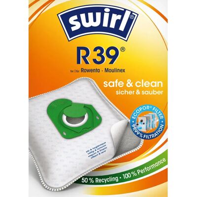 Swirl MicroPor Plus Staubsäcke - 10er Pack für Rowenta, Moulinex - Staubsaugerbeutel Swirl MicroPor Plus Staubsäcke - 10er Pack für Rowenta, Moulinex - Staubsaugerbeutel