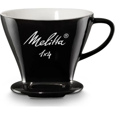 Filtro de café de porcelana negra de Melitta - Filtro de café Filtro de café de porcelana negra de Melitta - Filtro de café