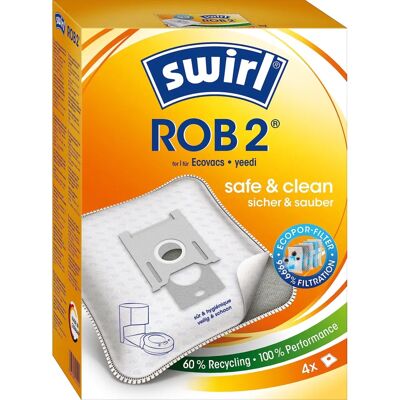 Swirl ROB 2 Staubbeutel - Für Ecovacs & Yeedi Swirl ROB 2 Staubbeutel - Für Ecovacs & Yeedi