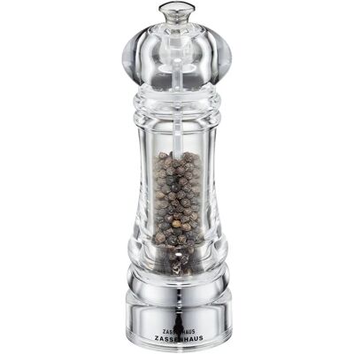 Zassenhaus - Pepper mill 5.8x18 - Acrilico - Trasparente - Pepper mill Zassenhaus - Pepper mill 5.8x18 - Acrilico - Trasparente - Pepper mill