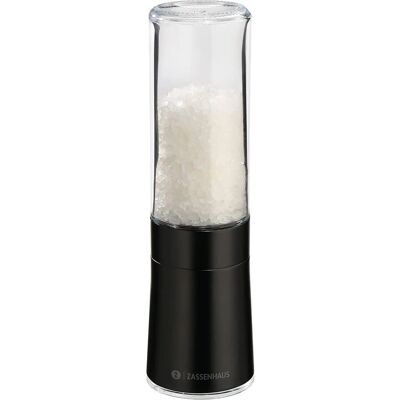 Zassenhaus Dessau Saltkvarn - Rostfritt stål & akryl - 17cm Zassenhaus Dessau Saltkvarn - Rostfritt stål & akryl - 17cm