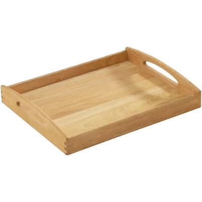 Zassenhaus 50530 Bandeja - Madeira de borracha, Bege, 44x36cm Zassenhaus 50530 Bandeja - Madeira de borracha, Bege, 44x36cm
