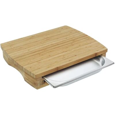 Planche à découper en bambou Zassenhaus avec plateau - Planche à découper Planche à découper en bambou Zassenhaus avec plateau - Planche à découper