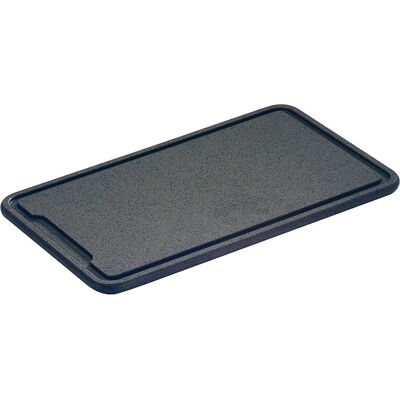 Zassenhaus 060041 Tagliere rettangolare in plastica nera - Cucina Zassenhaus 060041 Tagliere rettangolare in plastica nera - Cucina