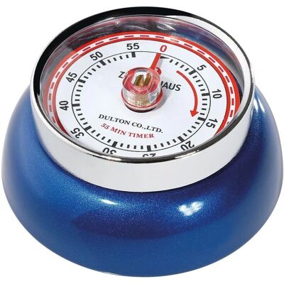 Zassenhaus Speed Timer - Modern kék rozsdamentes acél konyhai időzítő Zassenhaus Speed Timer - Modern kék rozsdamentes acél konyhai időzítő