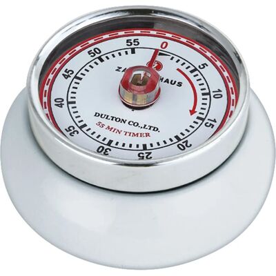 Zassenhaus SPEED Mechanical kitchen timer - White Zassenhaus SPEED Mechanical kitchen timer - White