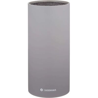 Bloc à couteaux Zassenhaus rond non rempli - Insert flexible - Plastique de haute qualité Bloc à couteaux Zassenhaus rond non rempli - Insert flexible - Plastique de haute qualité