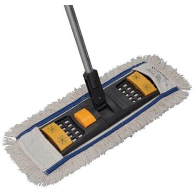 Vermop - Ensemble support et serpillière - Microfibre, Aluminium, 400x1400mm - Set de Mops et Support - Publicité Vermop - Ensemble support et serpillière - Microfibre, Aluminium, 400x1400mm - Set de Mops et Support - Publicité