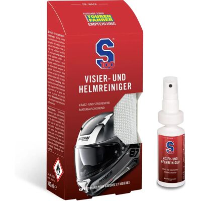 Nettoyant Casque & Visier S100 - Sans Rayures, Polyvalent, 100ml - Publicité Nettoyant Casque & Visier S100 - Sans Rayures, Polyvalent, 100ml - Publicité