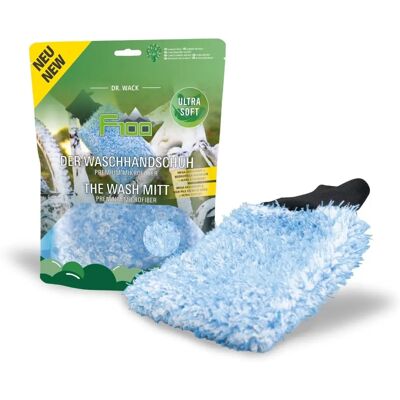 Dr. Wack F100 Microvezel Washandschoen - Blauw Dr. Wack F100 Microvezel Washandschoen - Blauw
