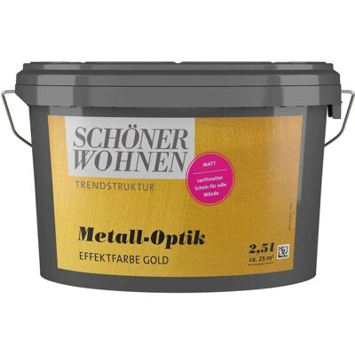 Collection Schöner Wohnen Peinture Mur Métallique - Décoration Intérieure - Publicité Collection Schöner Wohnen Peinture Mur Métallique - Décoration Intérieure - Publicité