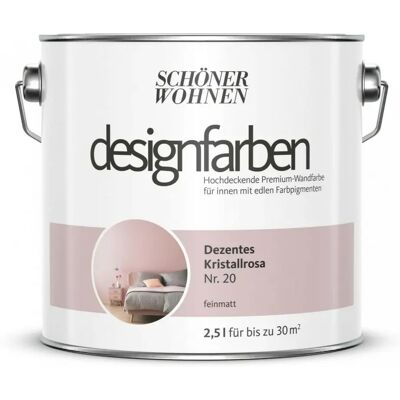 SCHÖNER WOHNEN Kristallrosa Nr. 20 - Wandfarbe SCHÖNER WOHNEN Kristallrosa Nr. 20 - Wandfarbe