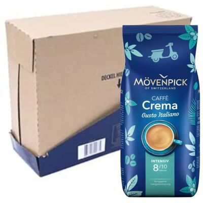 Mövenpick - Crema Intensa - 4x1kg - Mélange - Grains de café - Publicité Mövenpick - Crema Intensa - 4x1kg - Mélange - Grains de café - Publicité