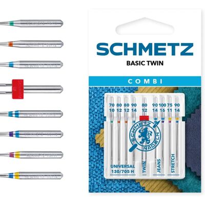 Ensemble d'aiguilles Schmetz - 705 H pour denim & stretch Ensemble d'aiguilles Schmetz - 705 H pour denim & stretch