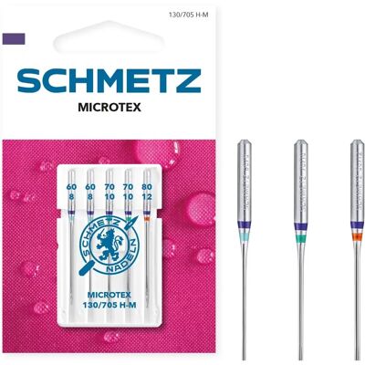Aiguilles Universelles Microtex Schmetz - Paquet de 5 Aiguilles Universelles Microtex Schmetz - Paquet de 5