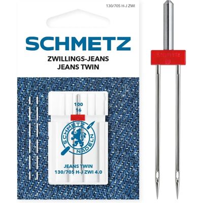 Aiguilles doubles Schmetz - Jeans - 4,0/100 Aiguilles doubles Schmetz - Jeans - 4,0/100