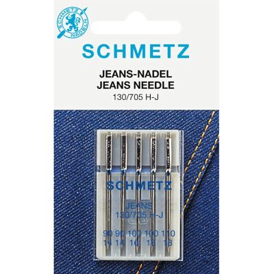 Aiguilles jeans Schmetz - Pack de 5 - 130/705 H-J Aiguilles jeans Schmetz - Pack de 5 - 130/705 H-J