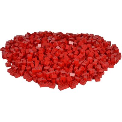 Simba 104114117 - Blox 1000 Röda Klosser - Byggset Simba 104114117 - Blox 1000 Röda Klosser - Byggset
