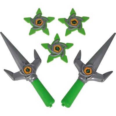 Dickie Toys - Next Ninja - Coltelli e Stelle - Set di Spade Giocattolo Dickie Toys - Next Ninja - Coltelli e Stelle - Set di Spade Giocattolo