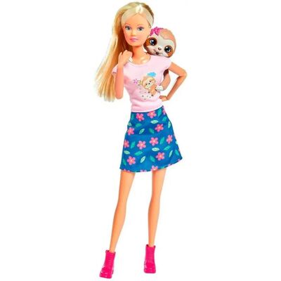 Simba Steffi Love Puppe mit Faultier Simba Steffi Love Puppe mit Faultier