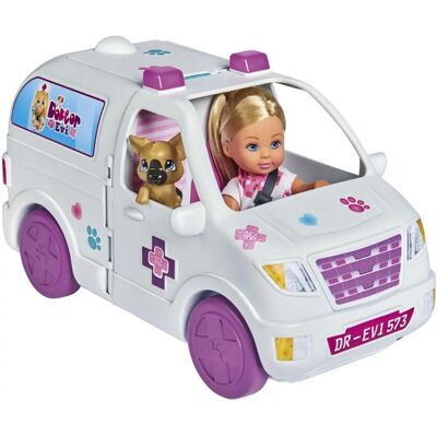 Simba - Evi Love Doktor Evi 2-i-1 Mobil Veterinär, Flerfärgad - Leksaker Simba - Evi Love Doktor Evi 2-i-1 Mobil Veterinär, Flerfärgad - Leksaker