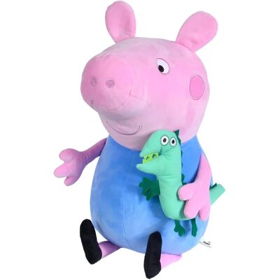 Doudou George Peppa Pig Simba - 46cm - Marchandise officielle Doudou George Peppa Pig Simba - 46cm - Marchandise officielle