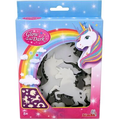 Simba Leuchtende Einhorn Wanddekoration - Aufkleberset Simba Leuchtende Einhorn Wanddekoration - Aufkleberset