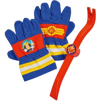Simba Feuerwehrmann Sam Handschuhe und Brecheisen - Kostümset Simba Feuerwehrmann Sam Handschuhe und Brecheisen - Kostümset