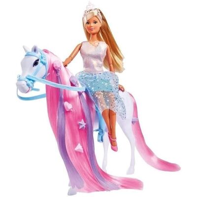 Simba Steffi Love Princess Horse Doll - 29cm - Pink/White - Toy Simba Steffi Love Princess Horse Doll - 29cm - Pink/White - Toy