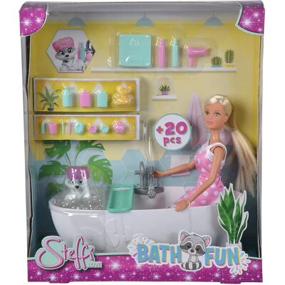 Steffi Love Puppe mit Waschbär Badset - Spielzeug Steffi Love Puppe mit Waschbär Badset - Spielzeug