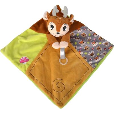 ABC Forest Friends Coperta in Peluche - Multicolore, 30cm ABC Forest Friends Coperta in Peluche - Multicolore, 30cm
