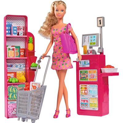 Simba 105733613 Steffi Love Supermarket Toy Doll - Multicolored, Model 105733613 - Toy Doll Simba 105733613 Steffi Love Supermarket Toy Doll - Multicolored, Model 105733613 - Toy Doll