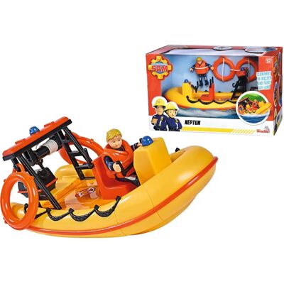 Barco de Rescate de Sam Bombero Simba - Vehículo acuático para niños Barco de Rescate de Sam Bombero Simba - Vehículo acuático para niños