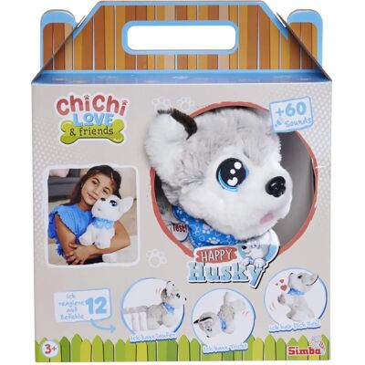 Marca Simba ChiChi Love Happy Husky - Giocattolo di peluche per bambini Marca Simba ChiChi Love Happy Husky - Giocattolo di peluche per bambini