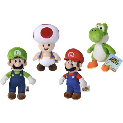Super Mario Pluche 20cm - Zacht materiaal - 4 personages - Willekeurig model Super Mario Pluche 20cm - Zacht materiaal - 4 personages - Willekeurig model
