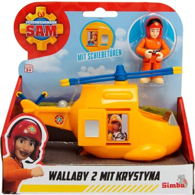 Simba Toys Wallaby 2 Hubschrauber mit Krystyna - Rettungsspielset Simba Toys Wallaby 2 Hubschrauber mit Krystyna - Rettungsspielset