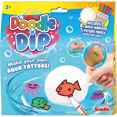 Simba Doodle N Dip - Vatten Tatuering Set Simba Doodle N Dip - Vatten Tatuering Set