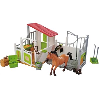 Simba Pferdepflege-Set - Mit Box und Waschplatz Simba Pferdepflege-Set - Mit Box und Waschplatz
