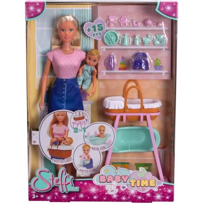 Ensemble de Poupées Bébé Steffi LOVE - Jouets de Rôle - Publicité Ensemble de Poupées Bébé Steffi LOVE - Jouets de Rôle - Publicité