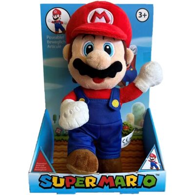 Super Mario Rörlig Plyschdocka - Simba 25cm Super Mario Rörlig Plyschdocka - Simba 25cm